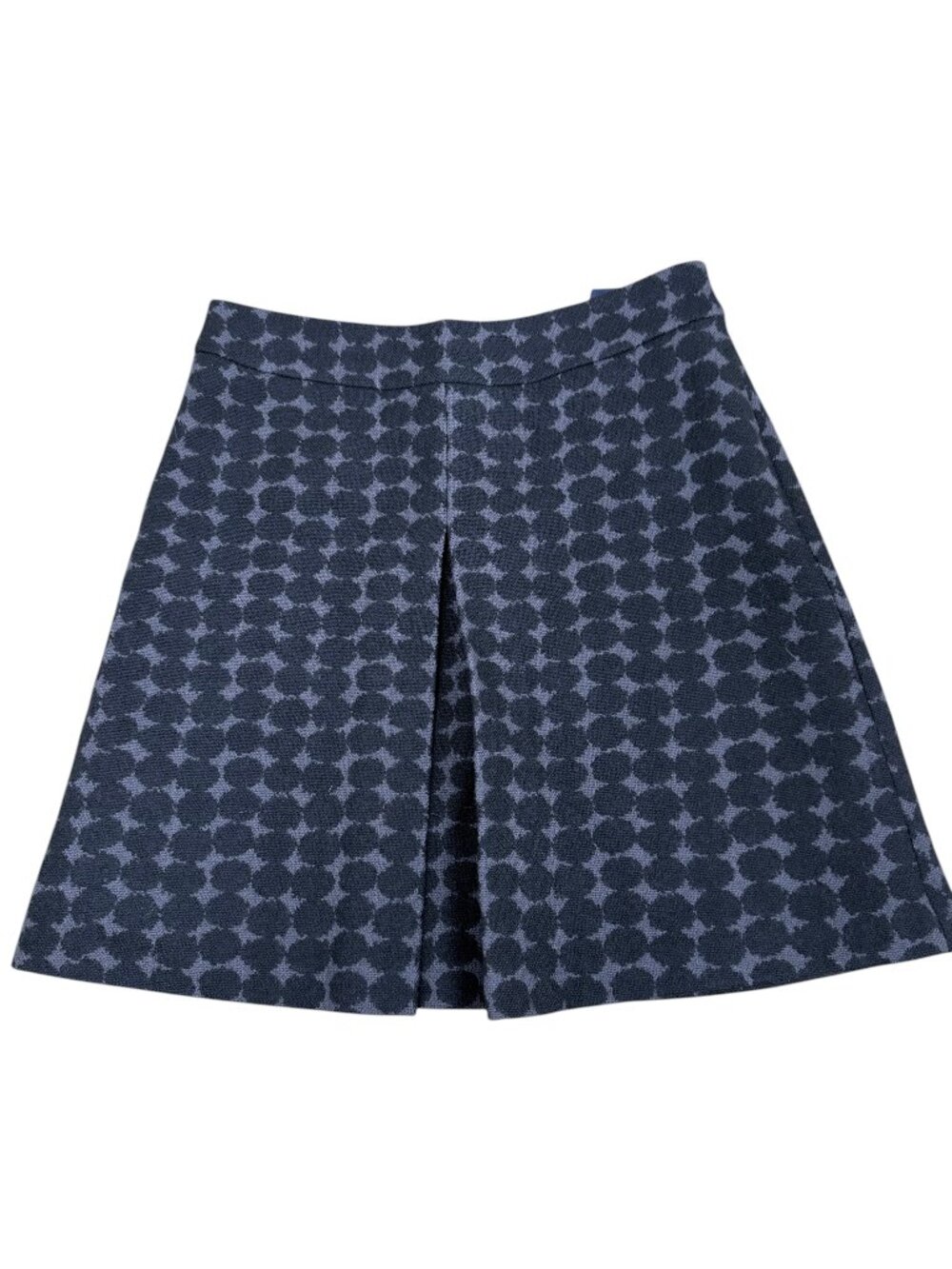 Boden Skirt Wool Blend Charcoal Gray Geometric Polka Dots A-Line Pleated (12)